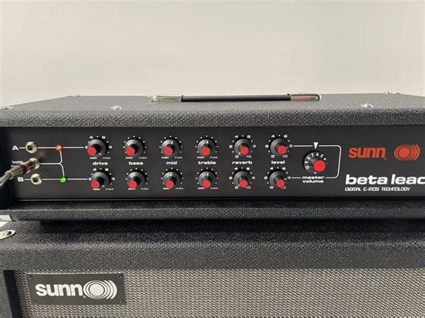 sunn beta lead|Sunn Beta Lead 200W Solid State CMOS Guitar Amp Head.